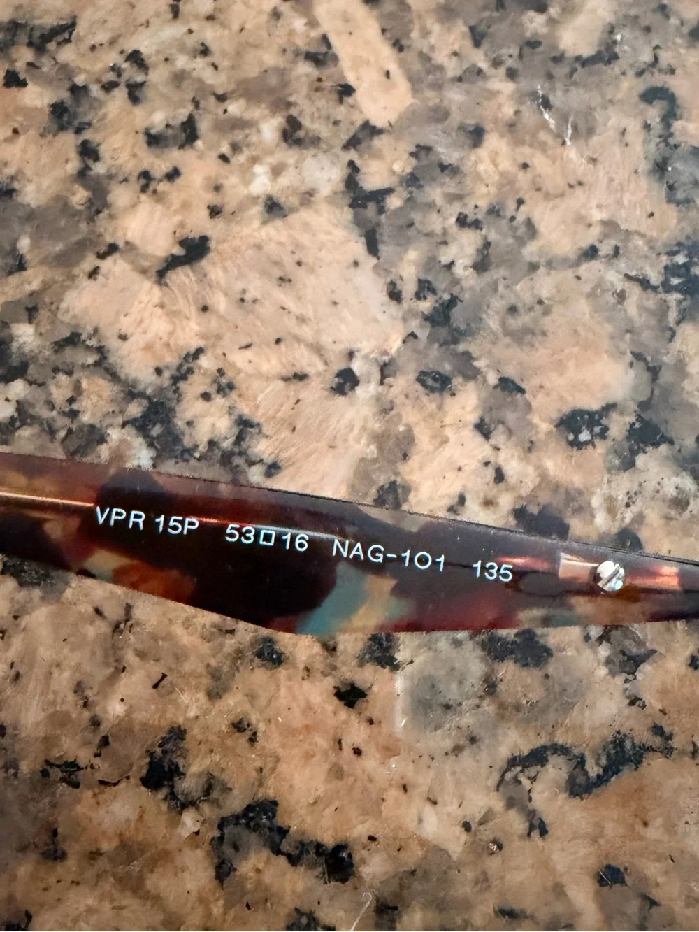 EUC Prada eyeglasses frame VPR 15P NAG 101 53-16-135
